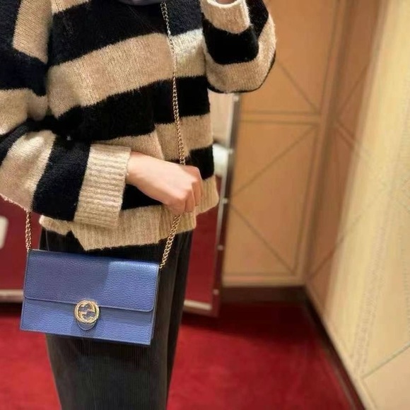 New in box Gucci double G wallet on chain - Picture 5 of 6